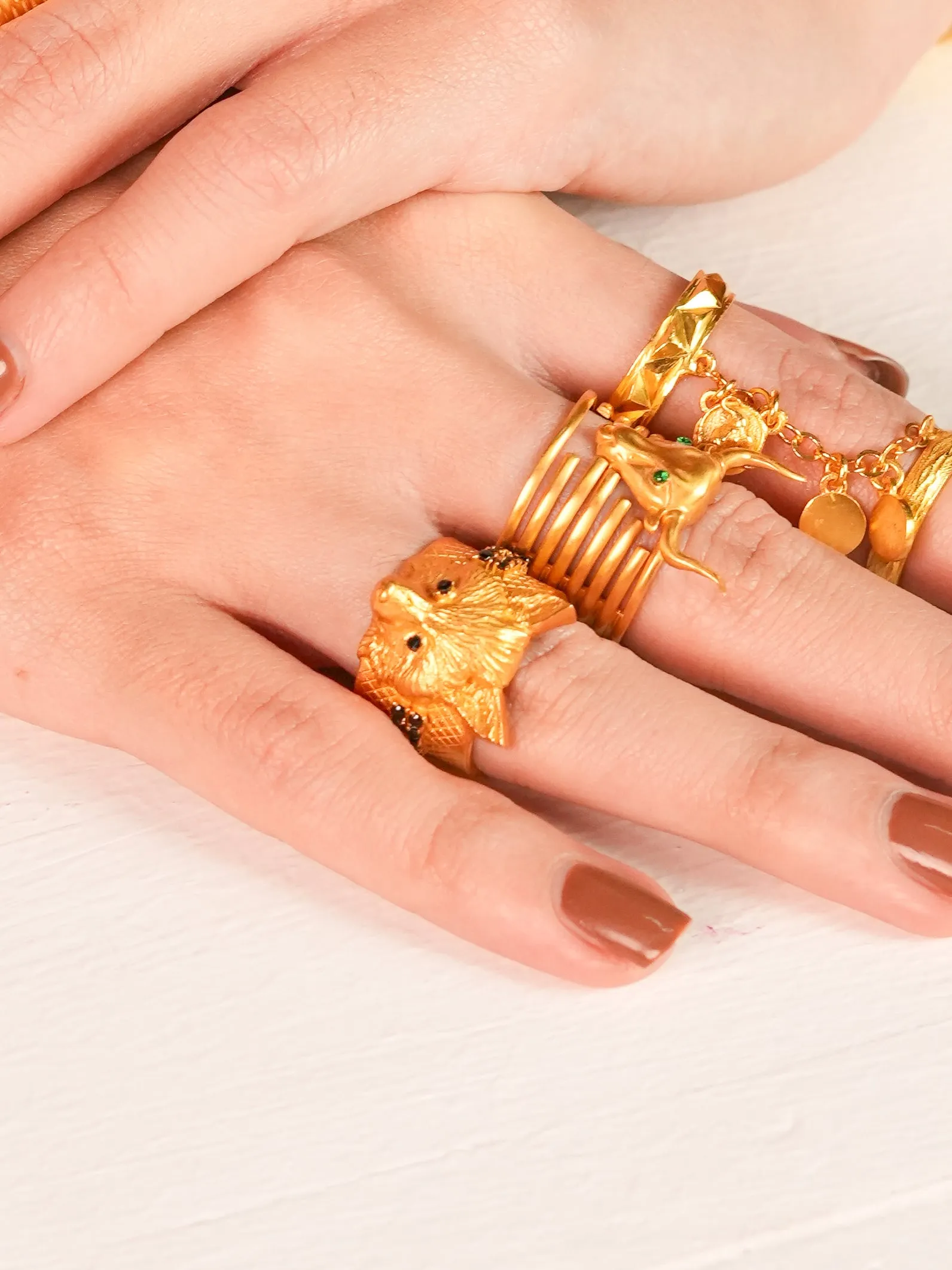 Midnight Fox Ring