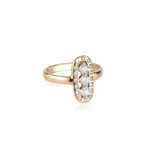OLYMPIA, Athene Horisontal Ring, Gold
