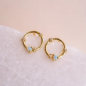 Orbital Glow Opal Studs