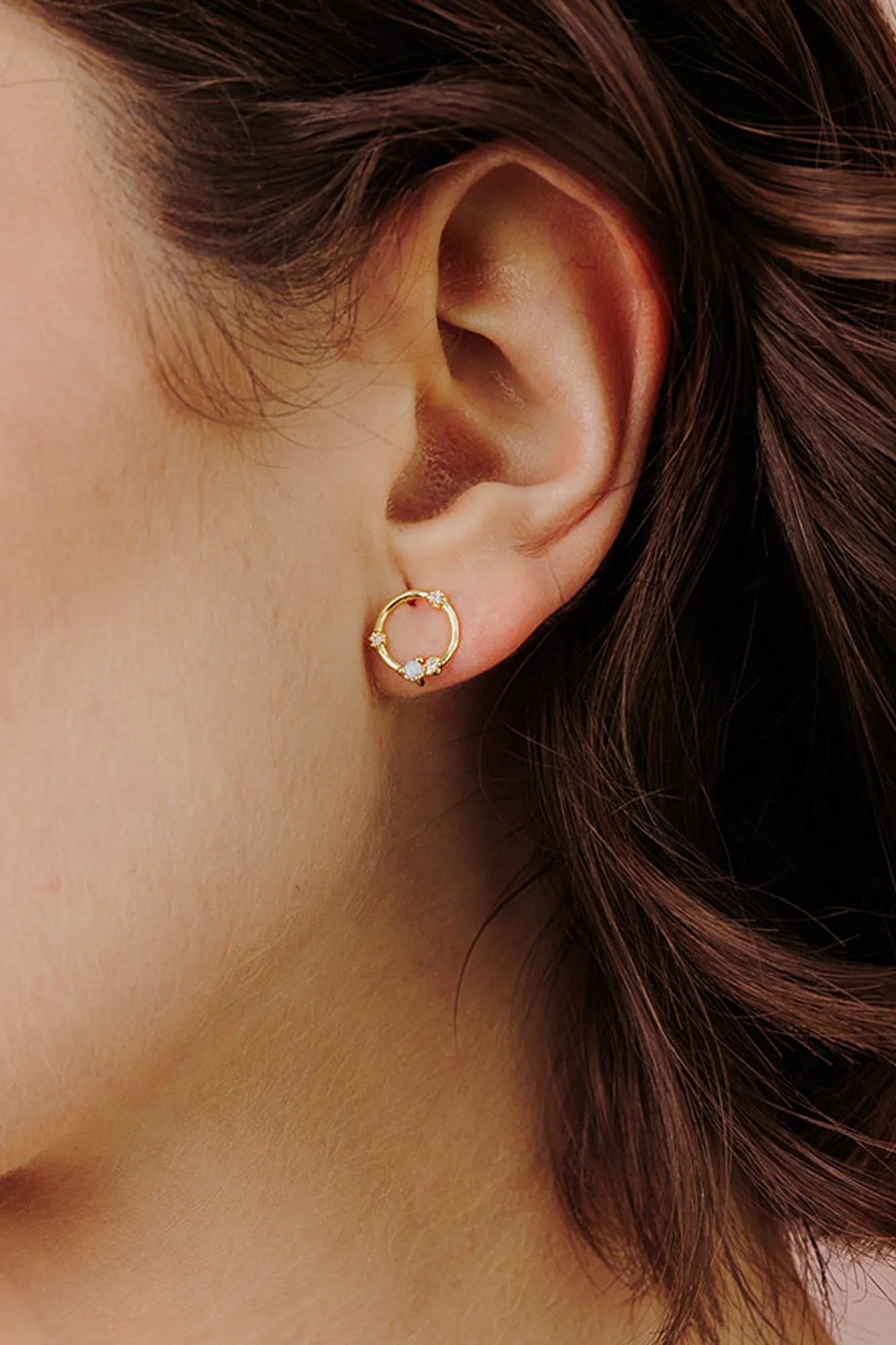 Orbital Glow Opal Studs