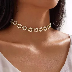 Pearl Beaded Choker