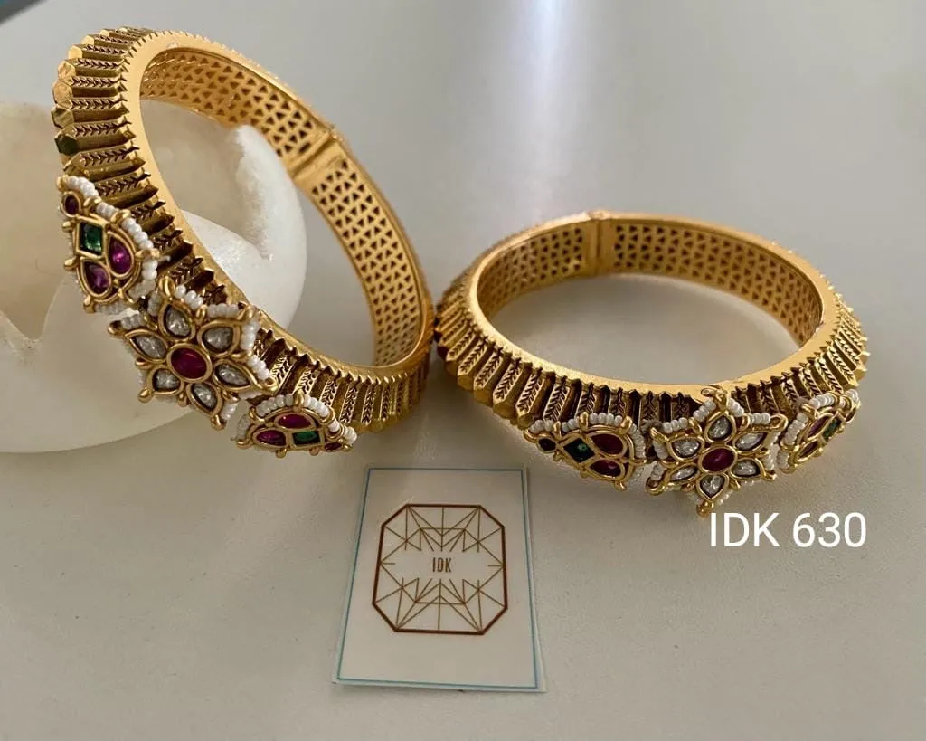 Sarojini kundan bangle