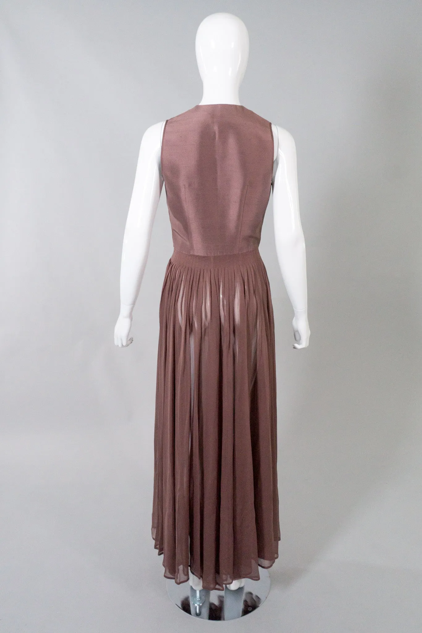 Silk Bodice Dress