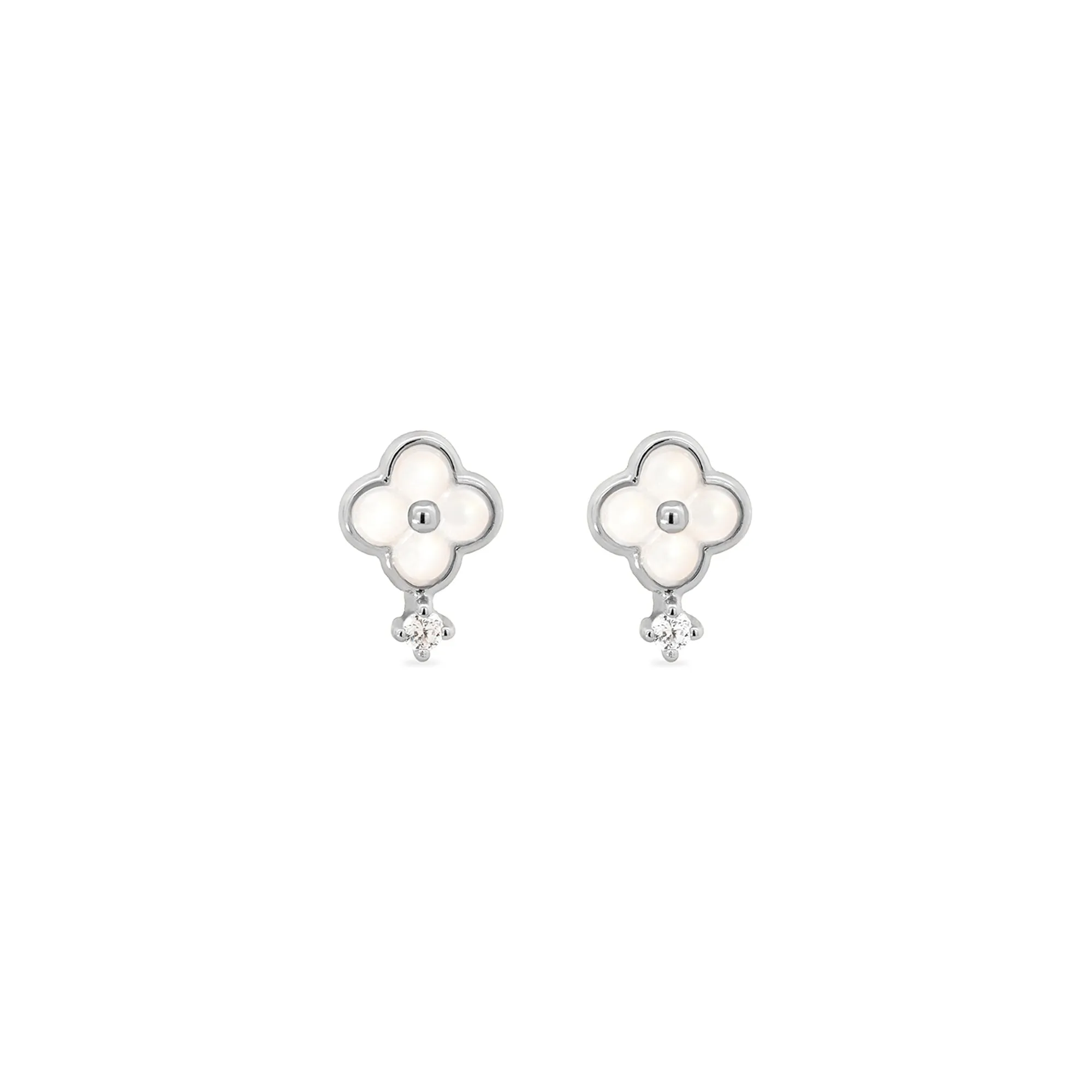 Silver Gretchen Studs