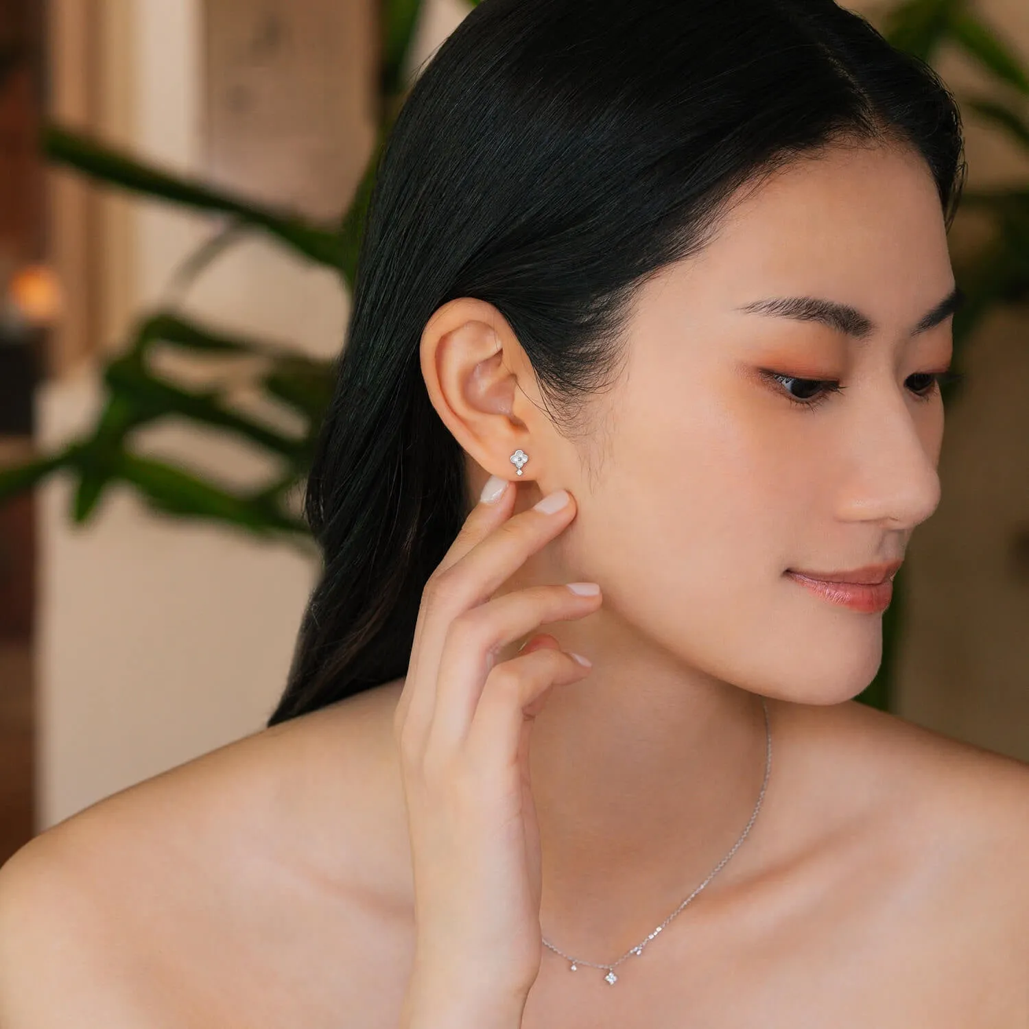 Silver Gretchen Studs