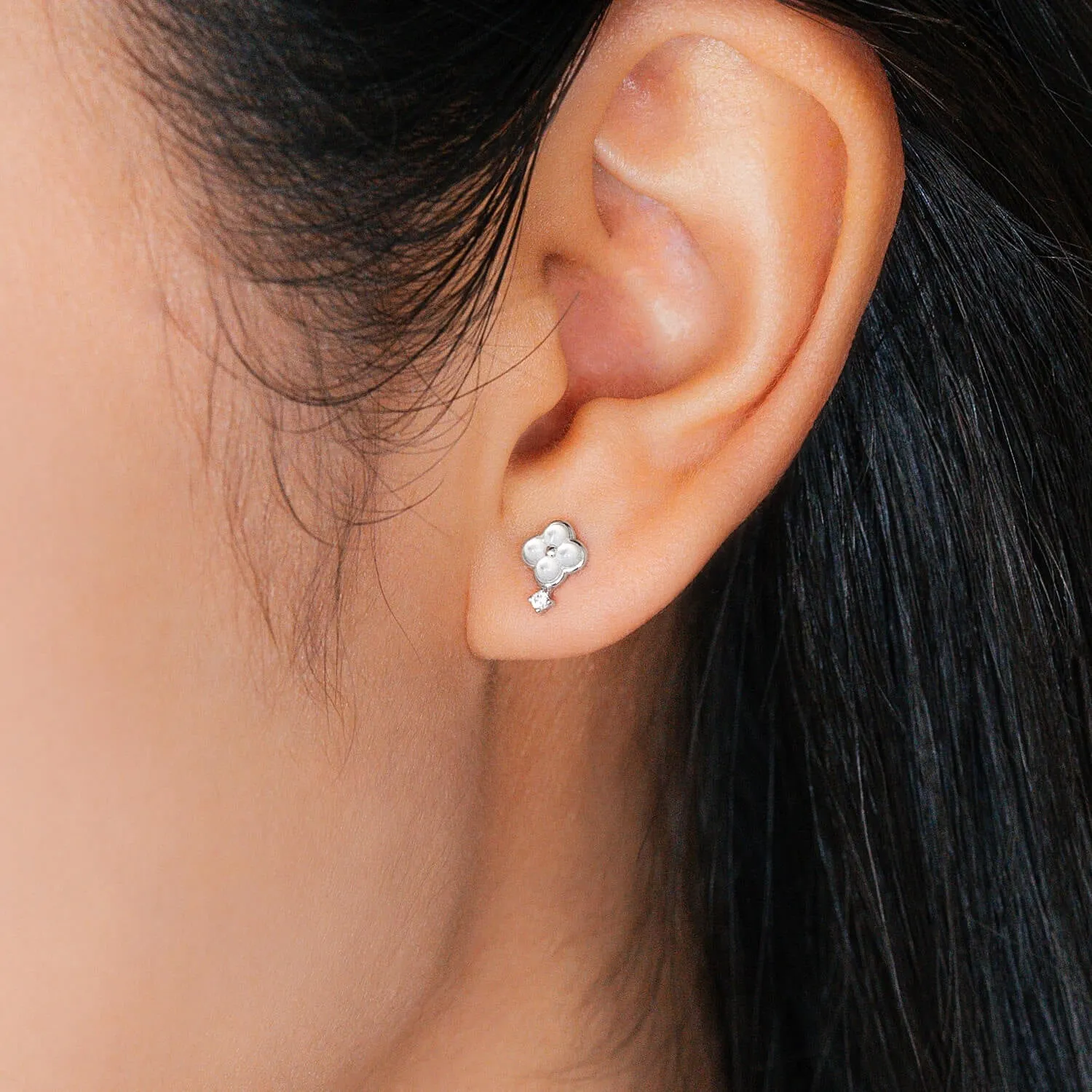 Silver Gretchen Studs