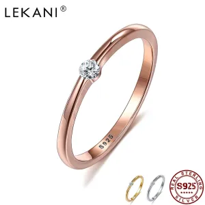 Silver Inlaid With Cubic Zircon Customize Ring Simple Multi-color