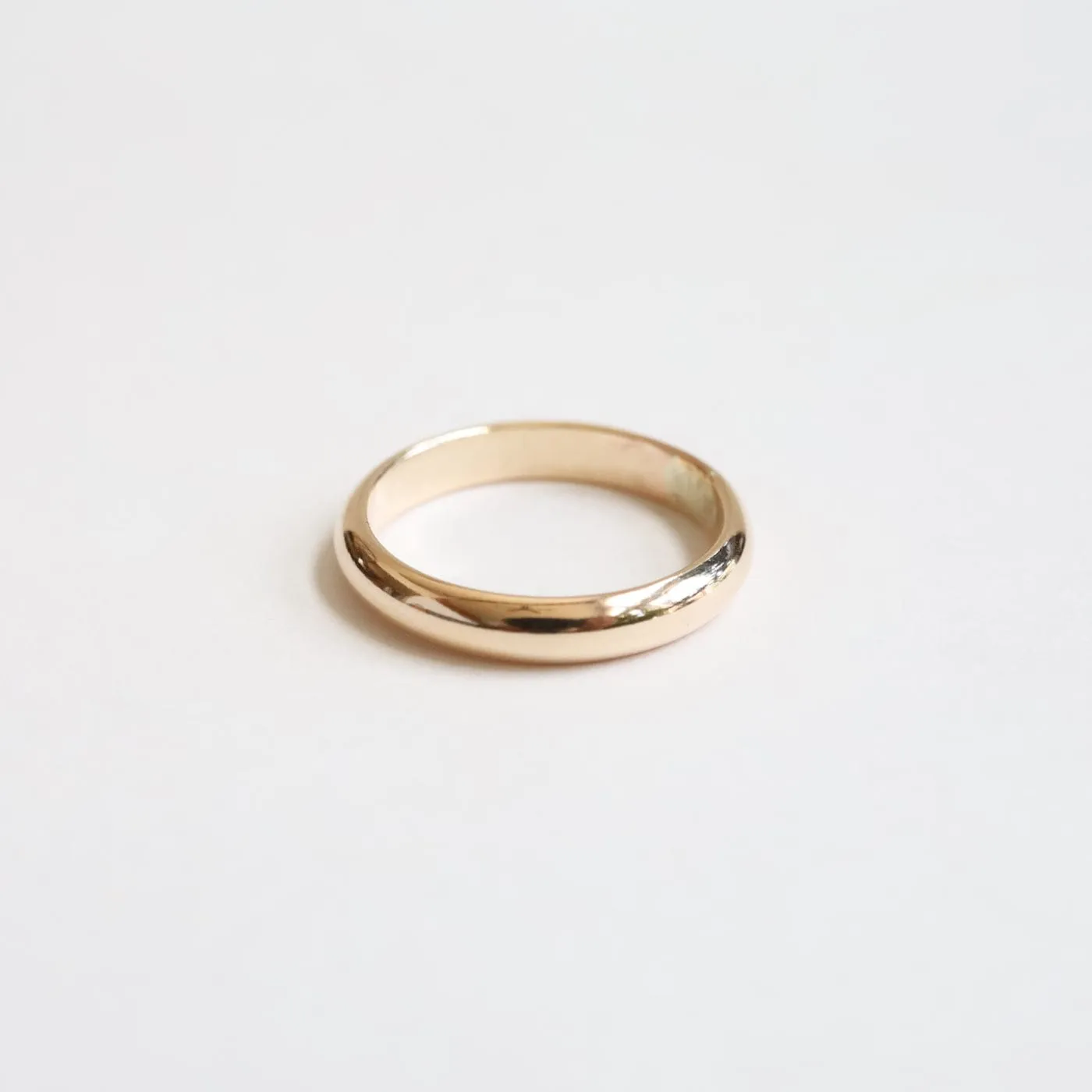 Simple 3mm Half Round Band - Gold Filled