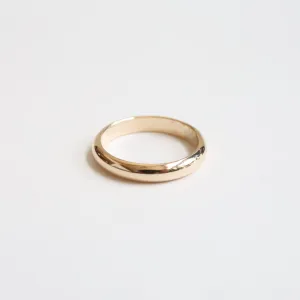 Simple 3mm Half Round Band - Gold Filled