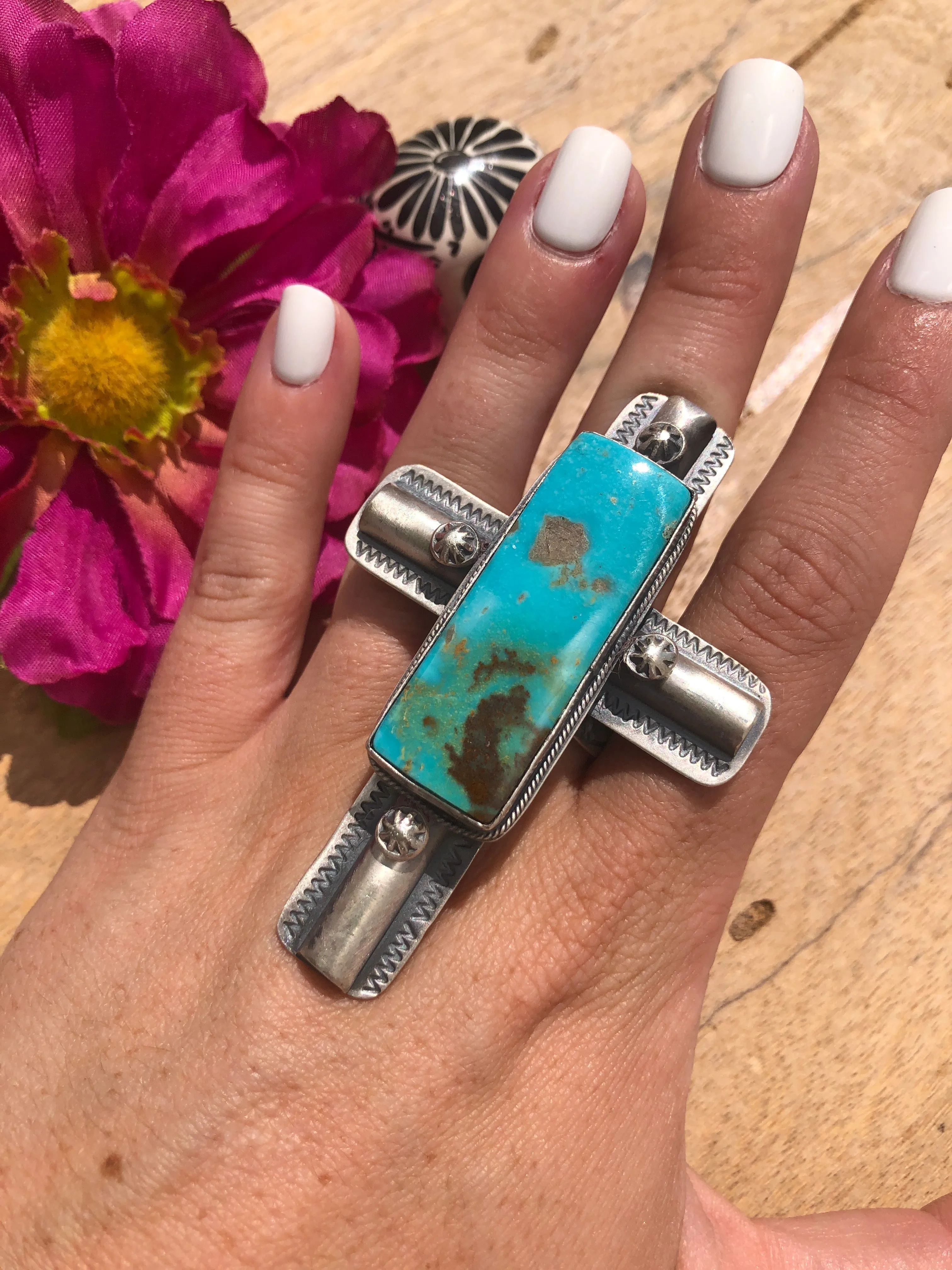 Statement Cross Ring Size 10