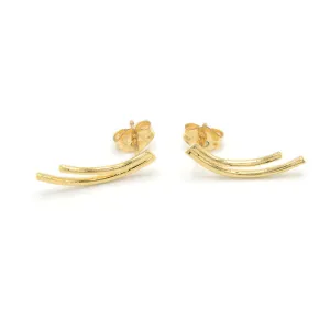 STELLA SWOOP STUD EARRINGS