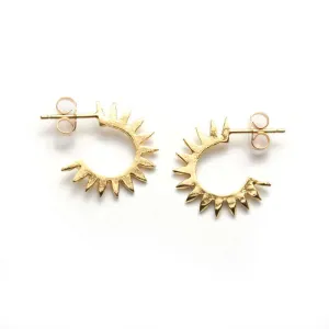 SUKI SPIKY HOOP EARRINGS