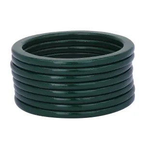 Sukriti Ethnic Bridal Wedding Lac Green Bangles for Girls & Women – Set of 8