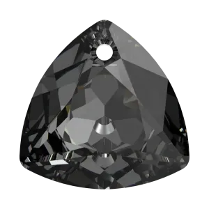 Swarovski Pendants Trilliant Cut (6434) Crystal Silver Night