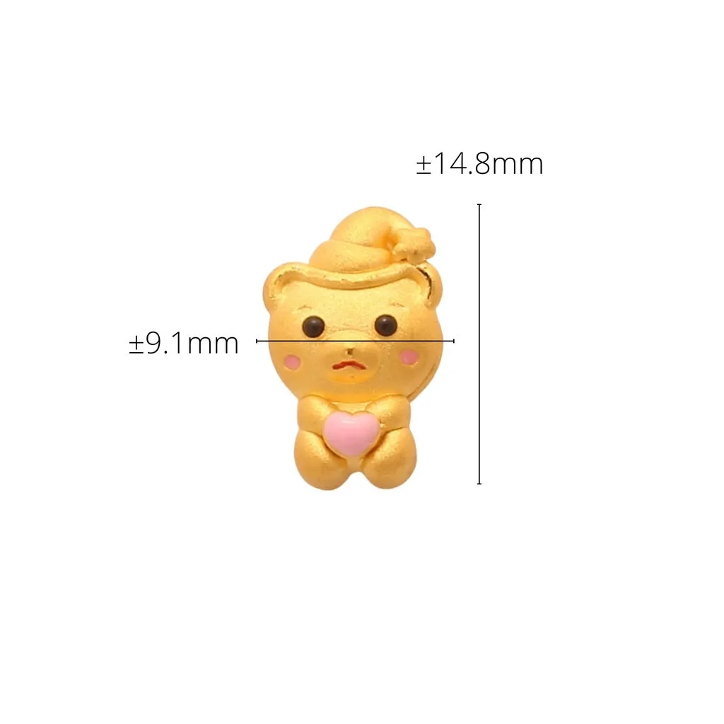 TAKA Jewellery 999 Pure Gold Pendant Bear
