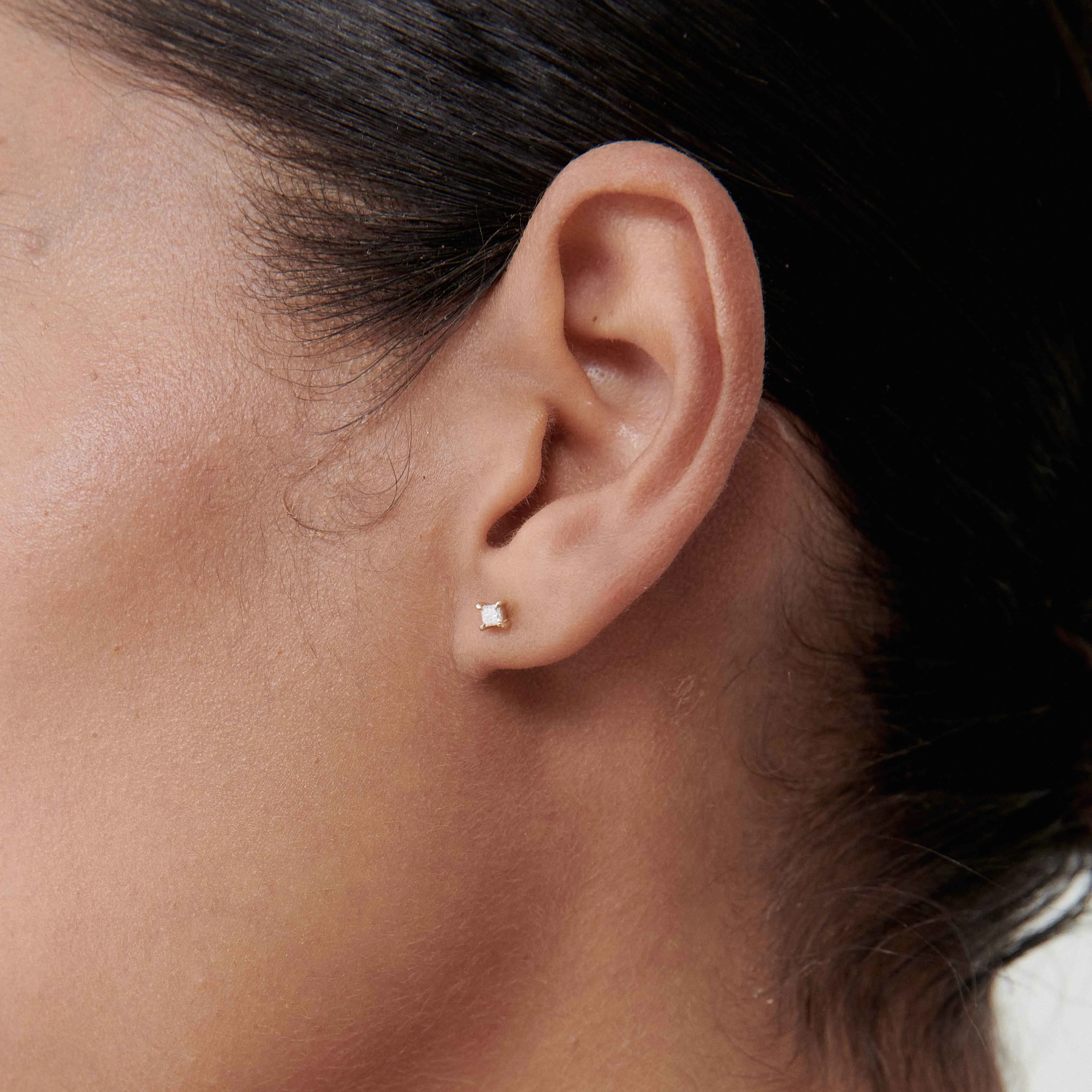 Tiny Diamond Studs | Claw Set Lab-Grown Diamond Earrings