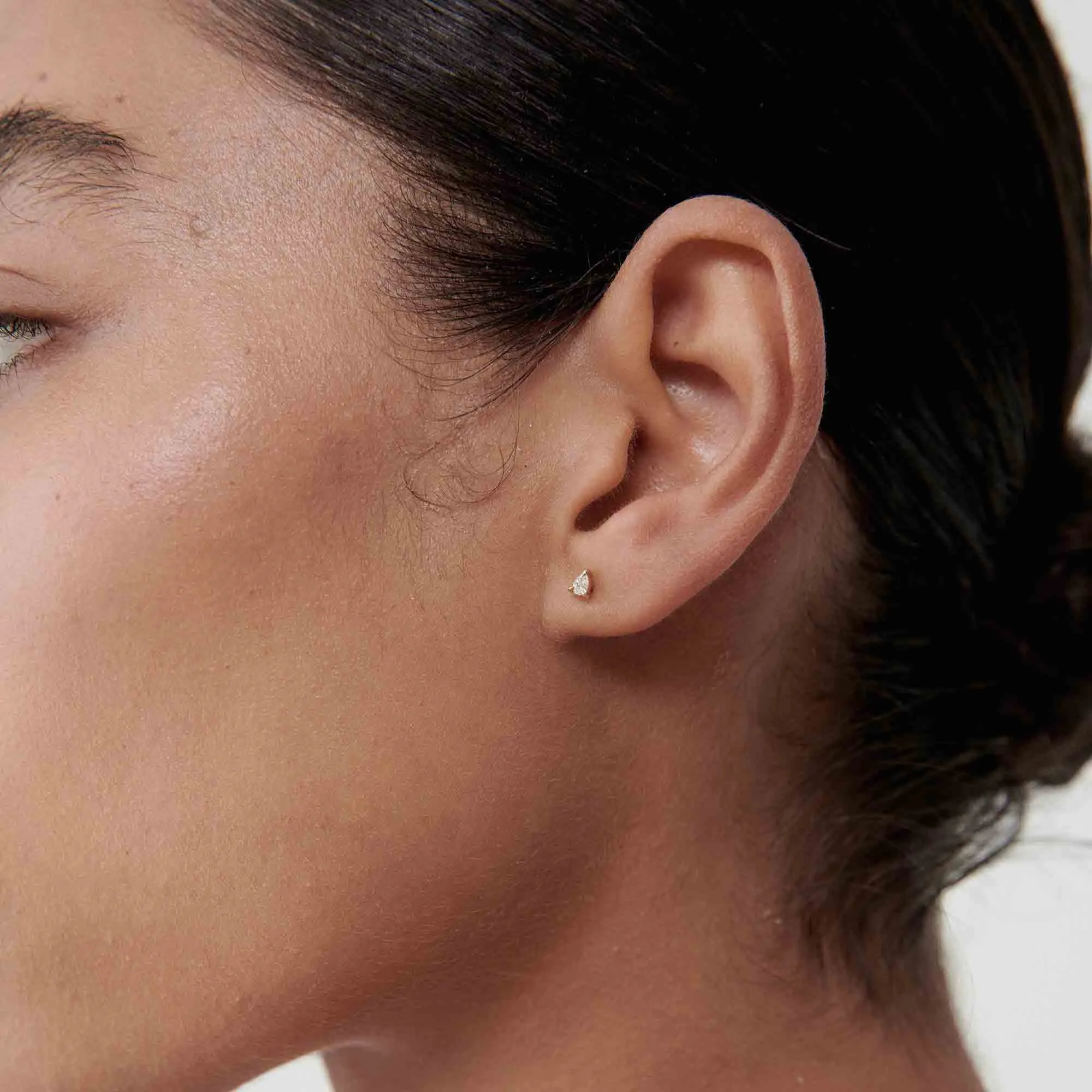 Tiny Diamond Studs | Claw Set Lab-Grown Diamond Earrings