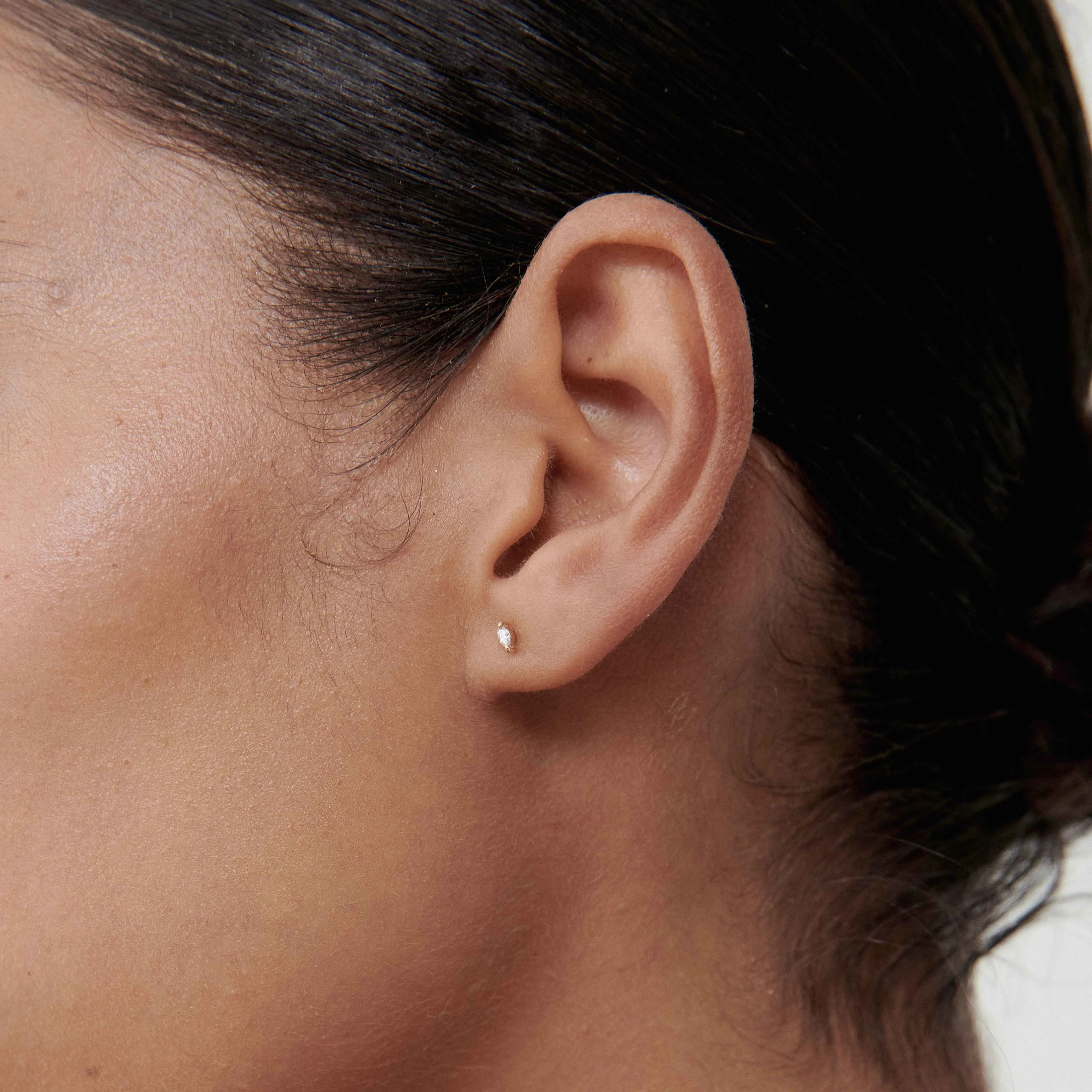 Tiny Diamond Studs | Claw Set Lab-Grown Diamond Earrings
