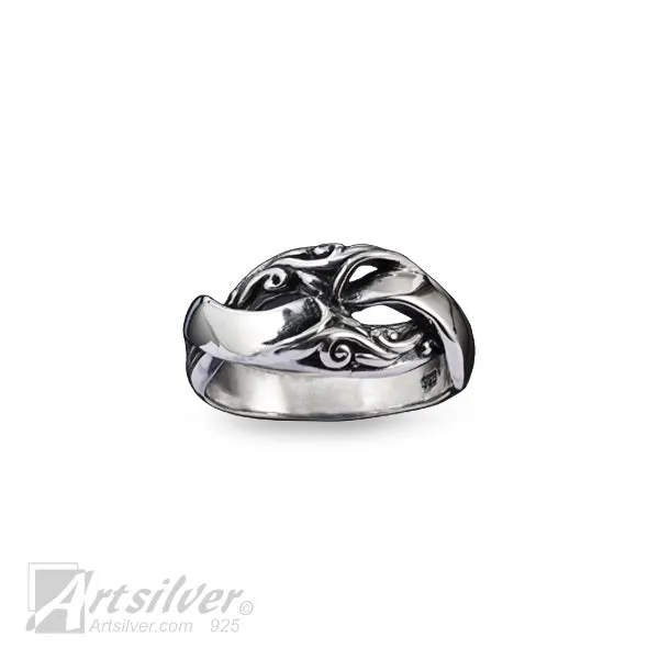 Unique Sterling Silver Rings style KS 728