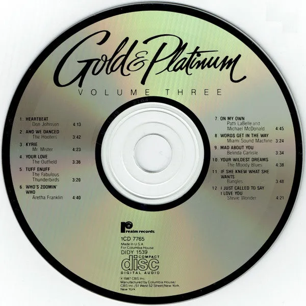 Various - Gold & Platinum Volume Three (CD, Comp, Club) (NM or M-)