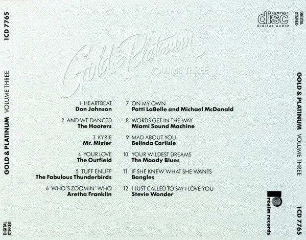 Various - Gold & Platinum Volume Three (CD, Comp, Club) (NM or M-)