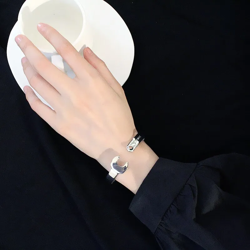 Wrench Open Bangles for Trendy Style