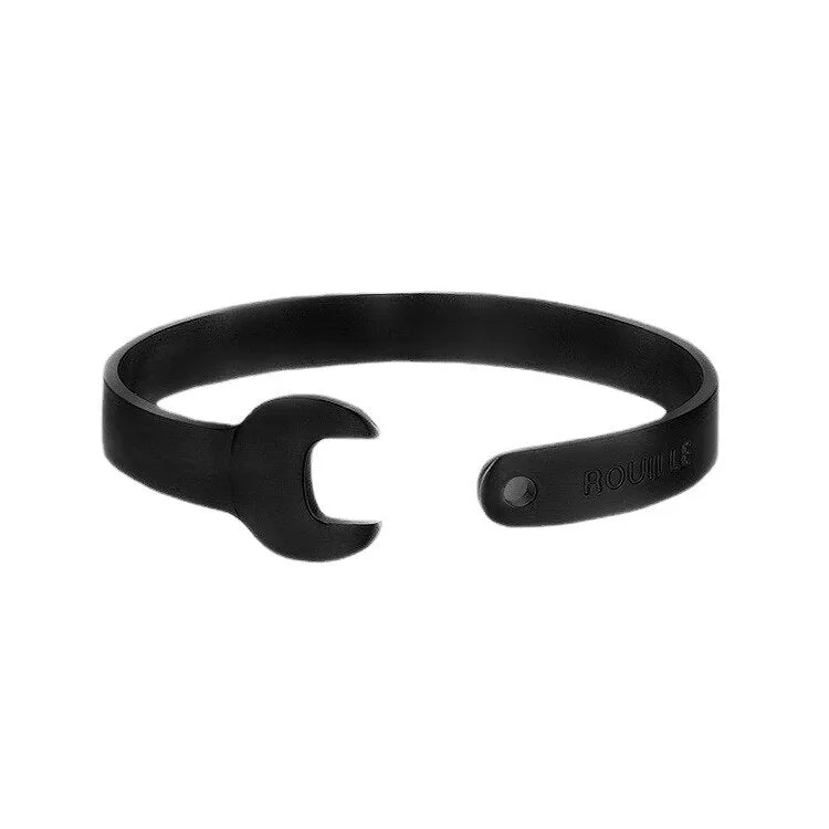 Wrench Open Bangles for Trendy Style